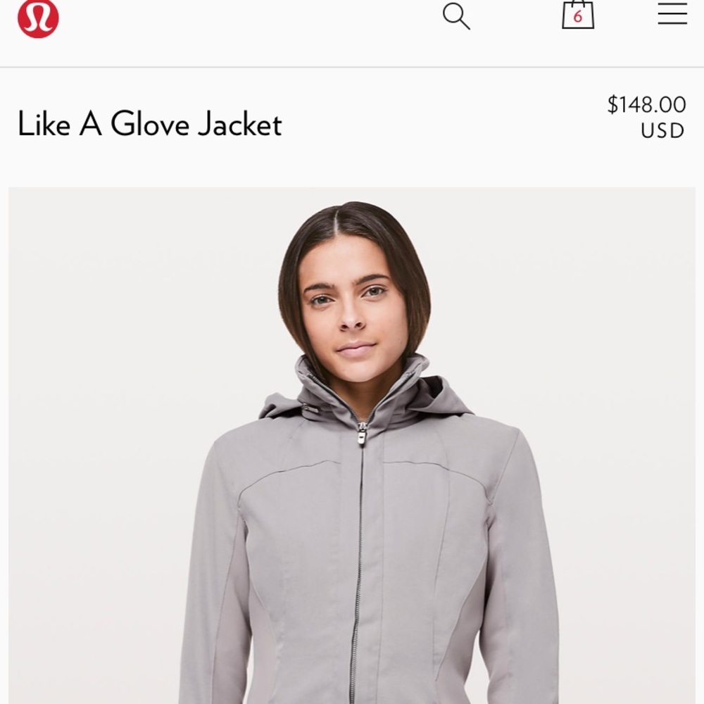 ❌SOLD❌ LULULEMON like a glove jacket size 10